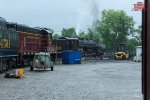 Southern 630 and TVRM 1829 in the rain.